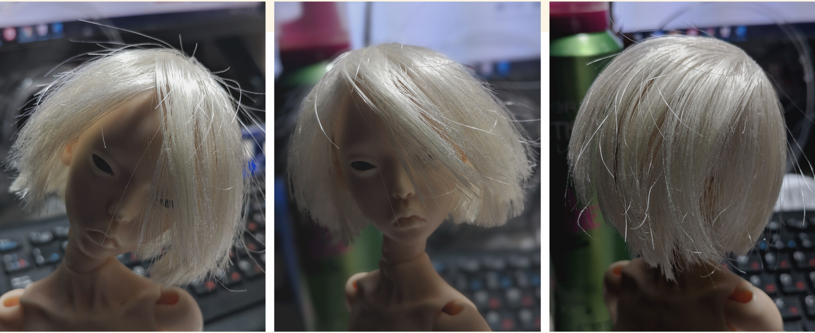 The Fifth Element in My Workshop: Experiments with Doll Wigs
