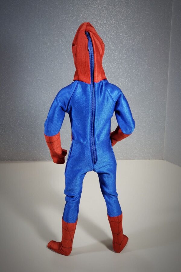 Spider blue & red cosplay bodysuit for 12-inch fashion male dolls - Image 14