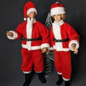Christmas Santa Claus Cosplay Costume for 13‑Inch Fashion Male Dolls