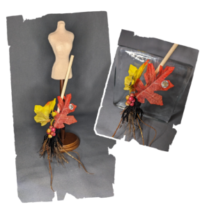 Premium Halloween witch broom for 1/6 scale dolls